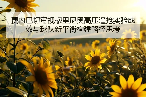 费内巴切审视穆里尼奥高压逼抢实验成效与球队新平衡构建路径思考 - kaiyun